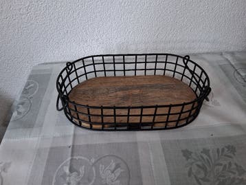 Decoratie schaal, mand, dienblad, fruitschaal, plateau