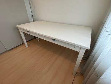 Wit bureau/hobbytafel met lades - Ideaal voor thuiswerkplek
