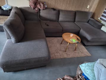 Gratis ruime hoekbank in 3 delen - Snel ophalen!