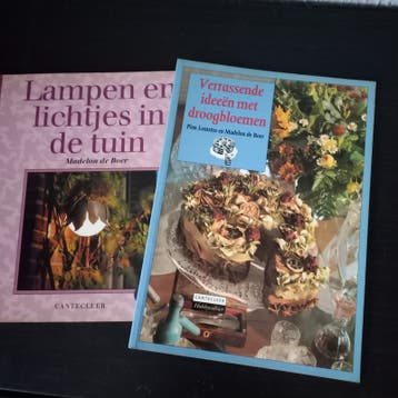 Diverse hobbyboeken: poppen droogbloemen, tuinlampen enz.ga.