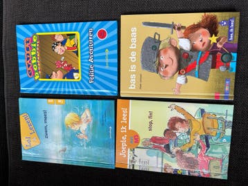 4 kinderboeken: Ernst Bobbie, Bas is de baas, Lol in Lezen
