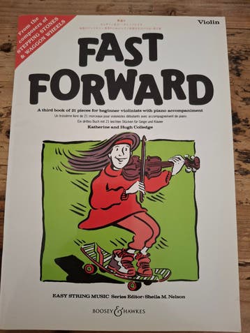 Fast Forward Viool Boek voor Beginners met Piano Begeleiding