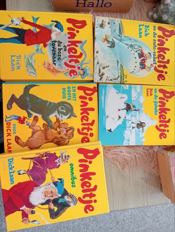 10 Pinkeltje boeken en 4 stripboeken gratis
