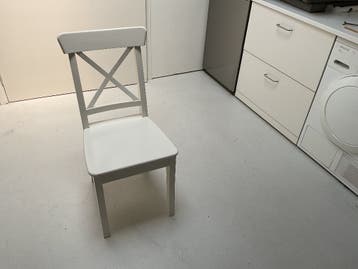 IKEA stoel hout wit