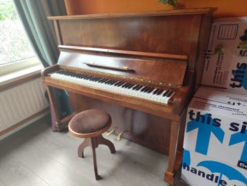 Antieke Fritz Kuhla Berlin Piano - Model P (1872)