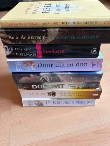 Gratis boekenpakket: diverse romans en thrillers