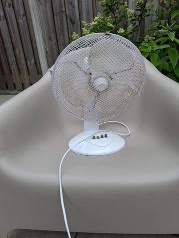 Tafelventilator - Werkt prima, moet schoongemaakt