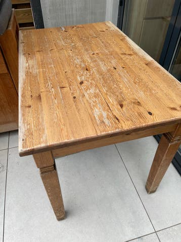 Houten tafel - grenen - 120x75cm