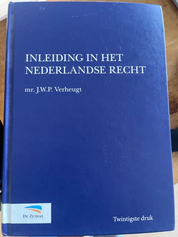 Inleiding in het Nederlandse Recht - mr. J.W.P. Verheugt