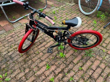 GRATIS Amigo Funride kinderfiets 20 inch - zwart/rood