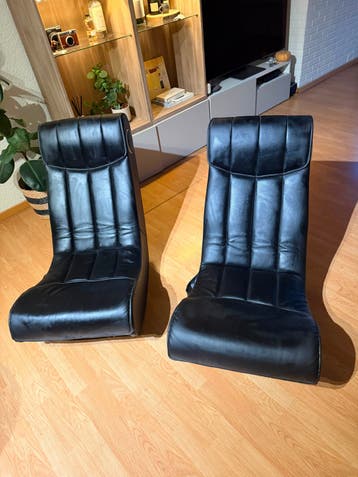Gamingstoelen met ingebouwde speakers (2 stuks)