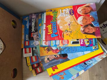 Diverse stripboeken en puzzelboeken