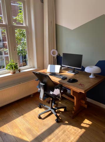 GRATIS Vintage houten tafel/bureau