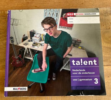Talent Nederlands boek 3 VWO