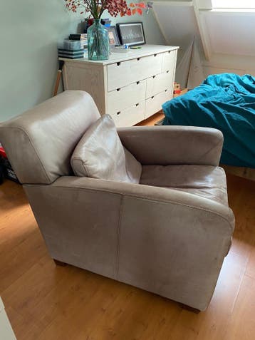 Relax fauteuil leer - gratis af te halen