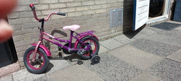 Loekie meisjes fietsje 12 inch