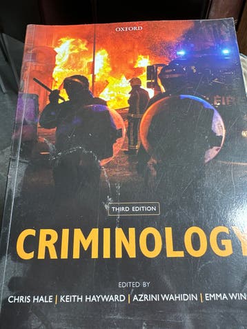 Criminology - Third Edition (Oxford University Press)