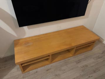 Tv-meubel naturel hout