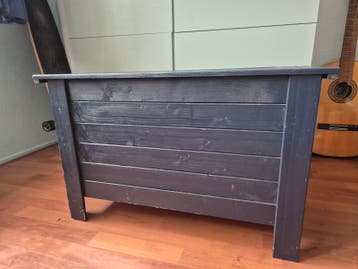 Houten opbergkist