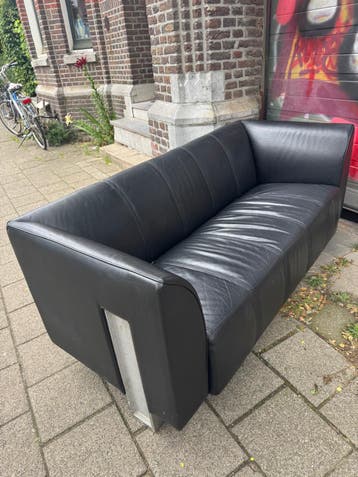 Gratis Leren bank 175 X 75cm