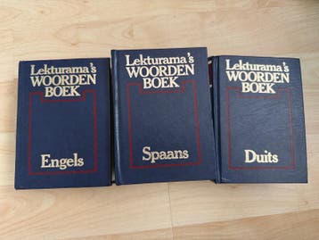 Woordenboek Engels, Spaans. Duits