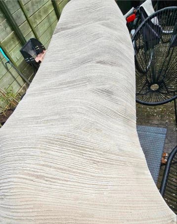 Licht beige vloerkleed 160x230cm