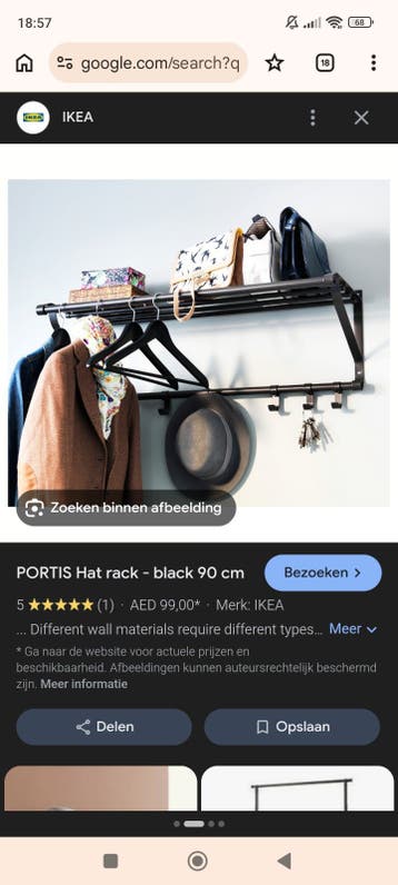 Ikea kapstok