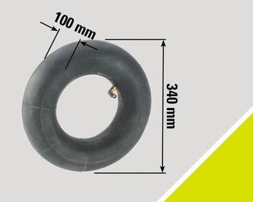 Tarrox Binnenband 340 mm - 3.50-6 voor fietskar/steekwagen