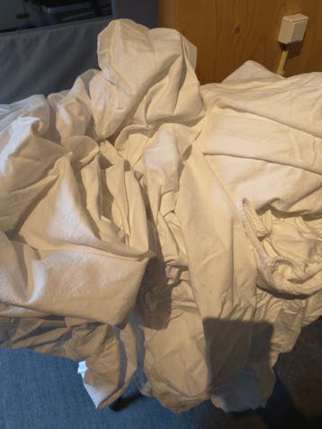 2 molton hoeslakens matras 180x200 Gratis