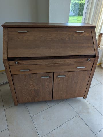 Houten Secretaire met Opbergruimte