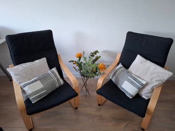 Twee comfortabele fauteuils