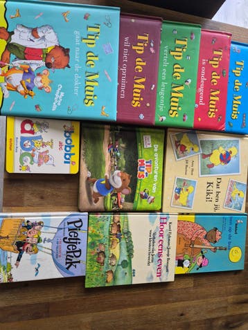 Diverse kinderboeken: Tip de Muis, Bobbi, Pietje Puk