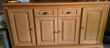 Stevig houten dressoir - Gratis af te halen