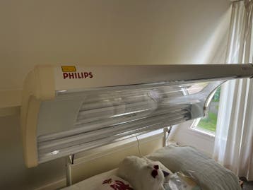 Gratis! Philips Sunstudio HB 573/74 Zonnebank