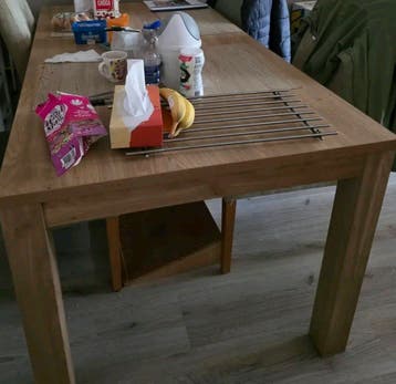 Gratis eettafel - Ophalen