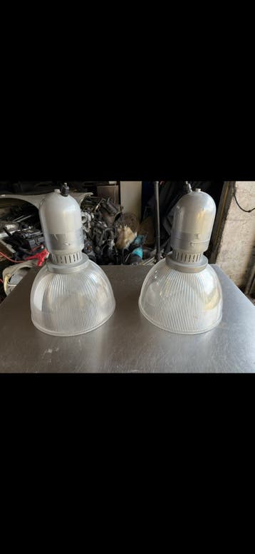 Set van 2 Industriële Hanglampen - Vintage Stijl