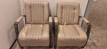 2 mooie beige fauteuils