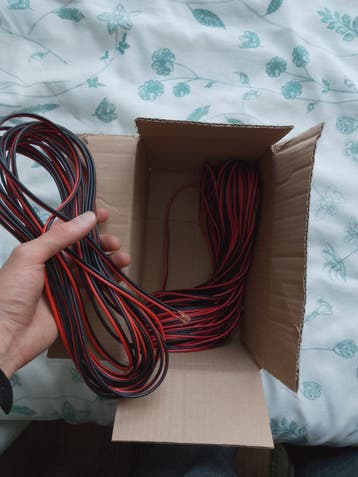 Speakerkabel 1,50mm2 en 0,75mm2 - Gratis af te halen