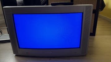 Oude Philips breedbeeld crt tv