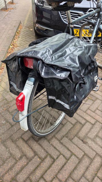Zwarte fietstassen - ruim en praktisch