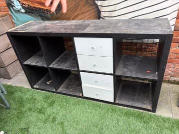 IKEA Kallax kast met lades - Zwart