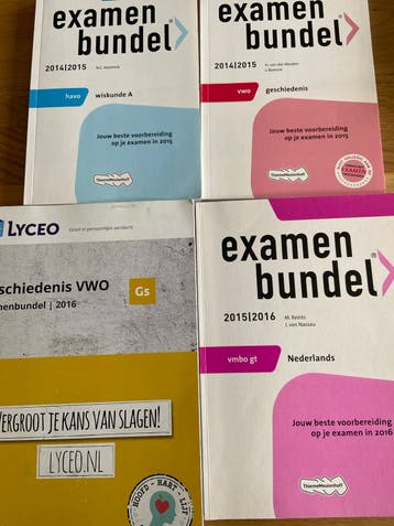 Gratis Examenbundels en Lyceo oefenboek