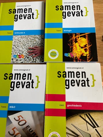Samengevat HAVO boeken - Wiskunde A, Biologie, M&O