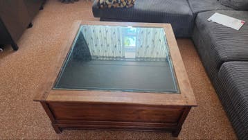 Bob Timberlake Salontafel met Glasplaat en Lades