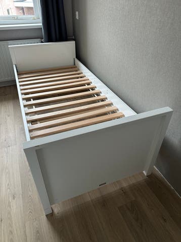 Bopita Eenpersoonsbed Wit met Lattenbodem