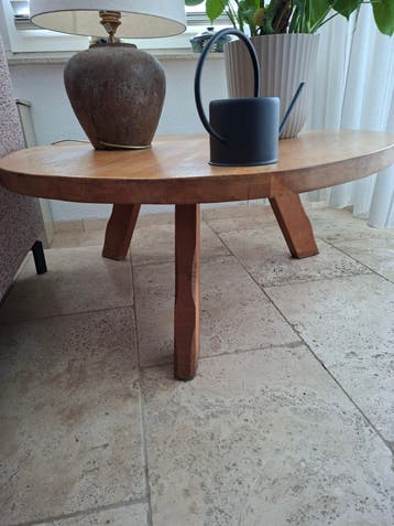 Mooie houten eiken tafel - 45cm hoog, 110cm breed
