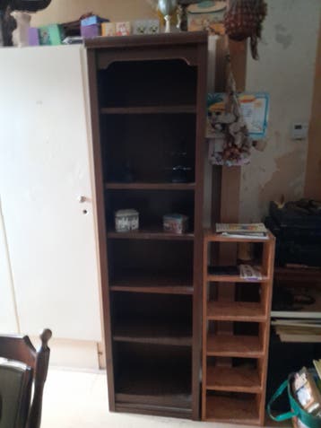 Eiken boekenkast