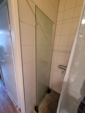 Glazen douchewand  200x60 cm