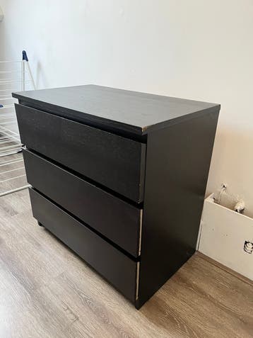Malm ikea ladekast 3 lades