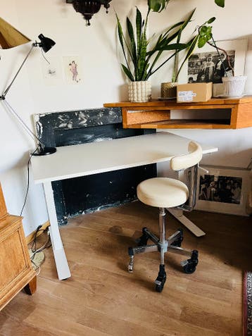 Verstelbaar bureau 70 x 120 cm
